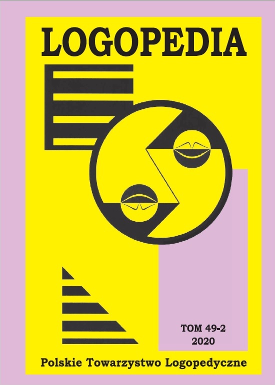 					Wyświetl Tom 49 Nr 2 (2020): Logopedia
				
